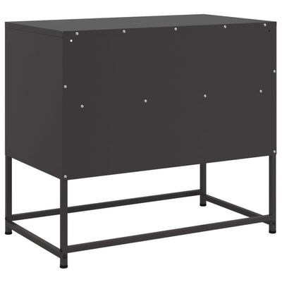 TV-taso musta 68x39x60,5 cm teräs