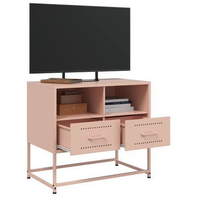 TV-taso pinkki 68x39x60,5 cm teräs
