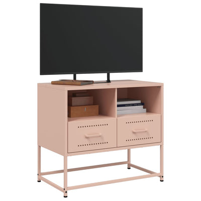 TV-taso pinkki 68x39x60,5 cm teräs