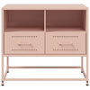 TV-taso pinkki 68x39x60,5 cm teräs