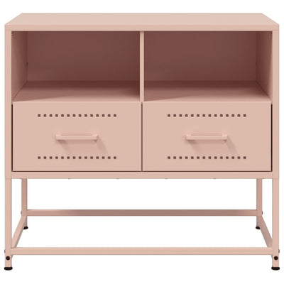 TV-taso pinkki 68x39x60,5 cm teräs
