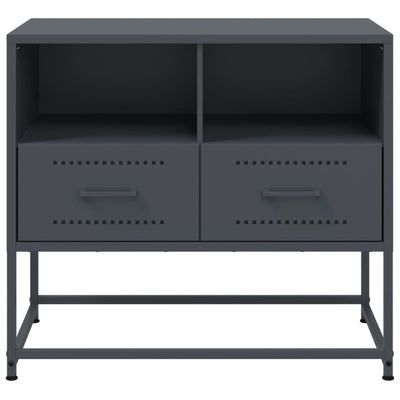 TV-taso antrasiitti 68x39x60,5 cm teräs