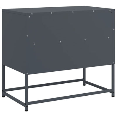 TV-taso antrasiitti 68x39x60,5 cm teräs