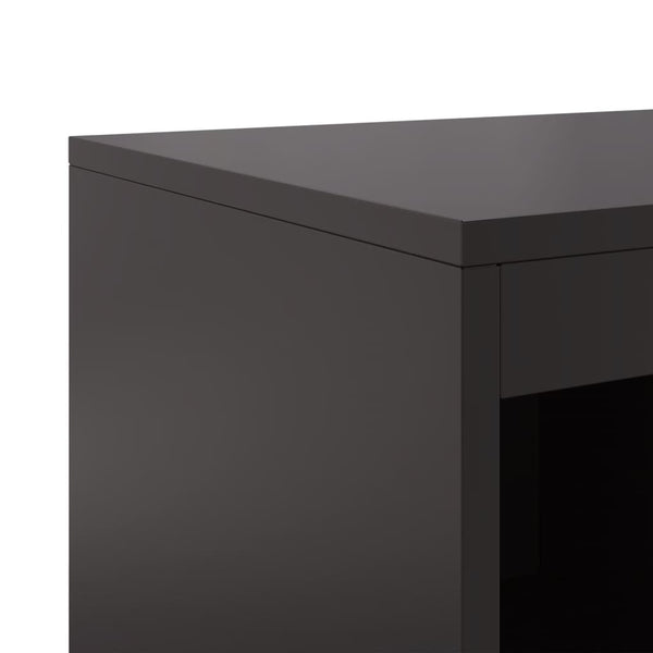 Musta senkki Bagacean 100,5x39x107cm (kylmävalssattu teräs)