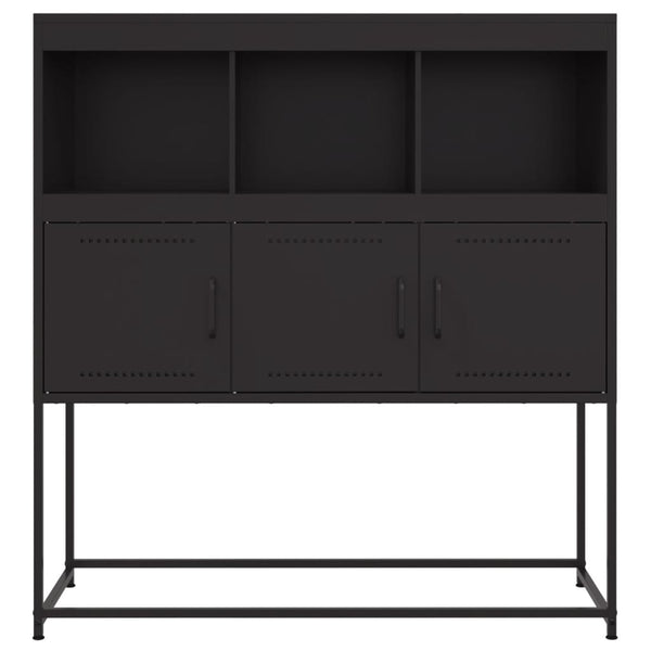 Musta senkki Bagacean 100,5x39x107cm (kylmävalssattu teräs)