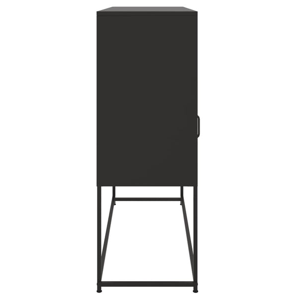 Musta senkki Bagacean 100,5x39x107cm (kylmävalssattu teräs)