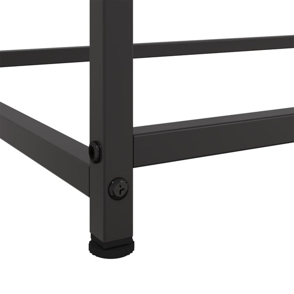 Musta senkki Bagacean 100,5x39x107cm (kylmävalssattu teräs)