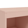 Kaappi pinkki 68,5x39x111,5 cm kylmävalssattu teräs