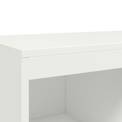 Kaappi valkoinen 68,5x39x111,5 cm kylmävalssattu teräs