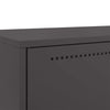 Kaappi musta 68x39x111,5 cm kylmävalssattu teräs