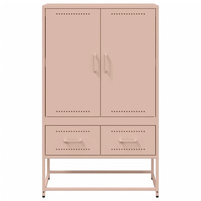 Kaappi pinkki 68x39x111,5 cm kylmävalssattu teräs