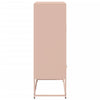 Kaappi pinkki 68x39x111,5 cm kylmävalssattu teräs
