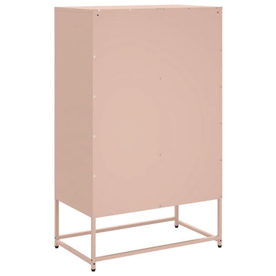 Kaappi pinkki 68x39x111,5 cm kylmävalssattu teräs