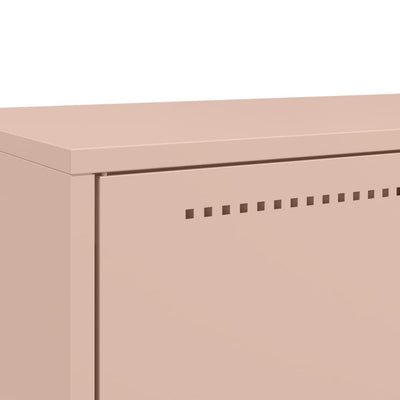 Kaappi pinkki 68x39x111,5 cm kylmävalssattu teräs