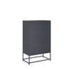 Kaappi antrasiitti 68x39x111,5 cm kylmävalssattu teräs