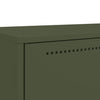 Kaappi oliivinvihreä 68x39x111,5 cm kylmävalssattu teräs
