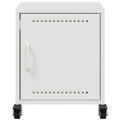 Valkoinen yöpöydät Hai 36x39x43,5cm (2 kpl, teräs)