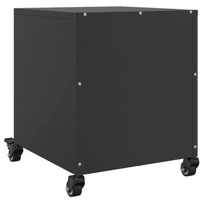 Musta yöpöydät Farauanu 36x39x43,5cm (2 kpl, teräs)