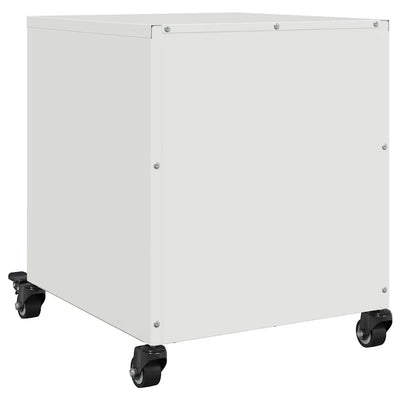 Valkoinen yöpöydät Farauanu 36x39x43,5cm (2 kpl, teräs)