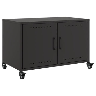 TV-taso musta 68x39x43,5 cm kylmävalssattu teräs