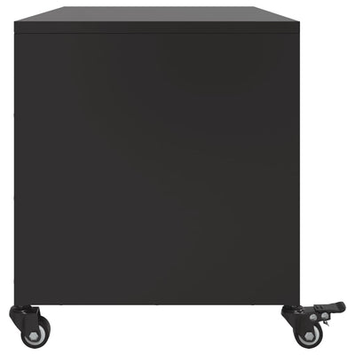 TV-taso musta 68x39x43,5 cm kylmävalssattu teräs