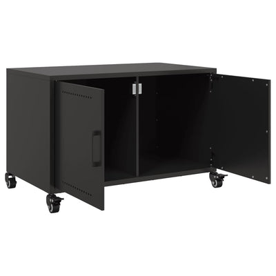 TV-taso musta 68x39x43,5 cm kylmävalssattu teräs