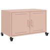 TV-taso pinkki 68x39x43,5 cm kylmävalssattu teräs