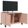 TV-taso pinkki 68x39x43,5 cm kylmävalssattu teräs