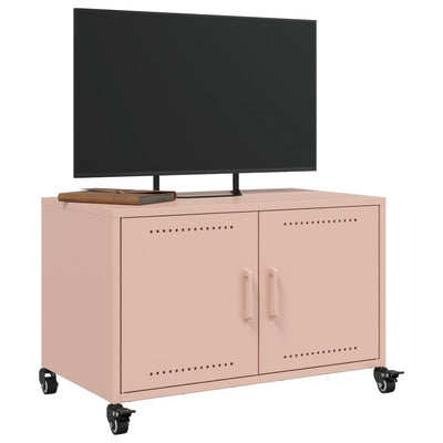 TV-taso pinkki 68x39x43,5 cm kylmävalssattu teräs