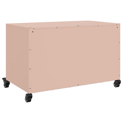 TV-taso pinkki 68x39x43,5 cm kylmävalssattu teräs