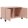 TV-taso pinkki 68x39x43,5 cm kylmävalssattu teräs