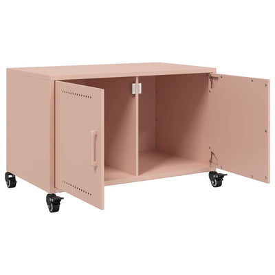 TV-taso pinkki 68x39x43,5 cm kylmävalssattu teräs