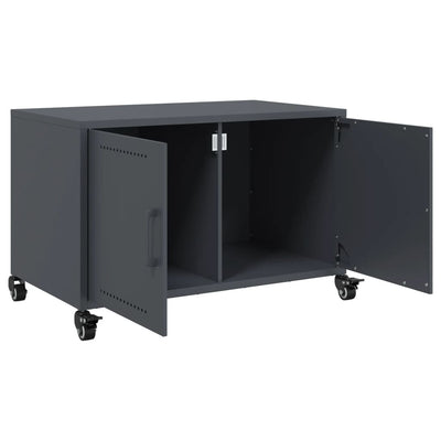 TV-taso antrasiitti 68x39x43,5 cm kylmävalssattu teräs