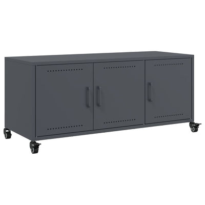 TV-taso antrasiitti 100,5x39x43,5 cm kylmävalssattu teräs