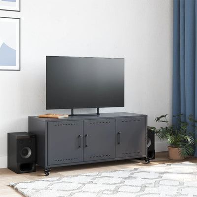TV-taso antrasiitti 100,5x39x43,5 cm kylmävalssattu teräs