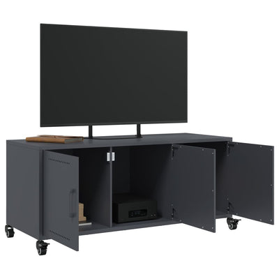 TV-taso antrasiitti 100,5x39x43,5 cm kylmävalssattu teräs
