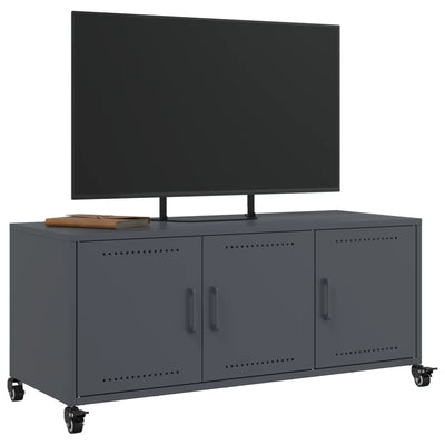 TV-taso antrasiitti 100,5x39x43,5 cm kylmävalssattu teräs