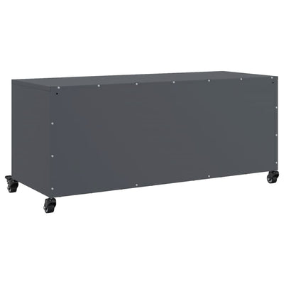 TV-taso antrasiitti 100,5x39x43,5 cm kylmävalssattu teräs