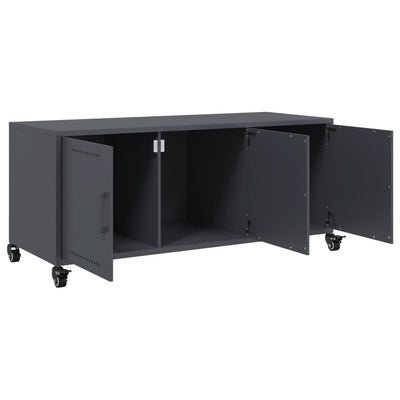 TV-taso antrasiitti 100,5x39x43,5 cm kylmävalssattu teräs