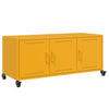 TV-taso sinapinkeltainen 100,5x39x43,5 cm teräs