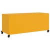 TV-taso sinapinkeltainen 100,5x39x43,5 cm teräs