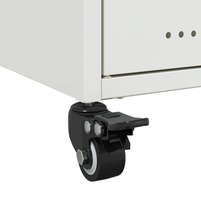 Valkoinen tv-taso Nestora 100,5x39x43,5cm (kylmävalssattu teräs)