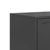 TV-taso musta 100,5x39x43,5 cm kylmävalssattu teräs
