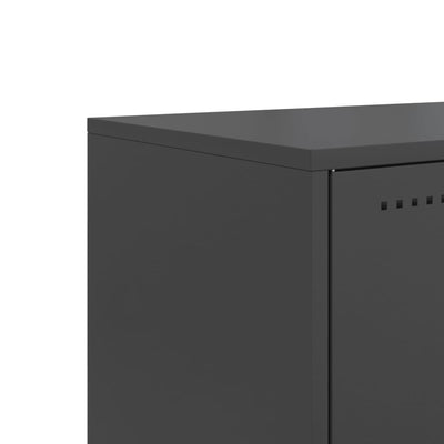 TV-taso musta 100,5x39x43,5 cm kylmävalssattu teräs