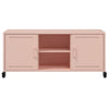 TV-taso pinkki 100,5x39x43,5 cm kylmävalssattu teräs