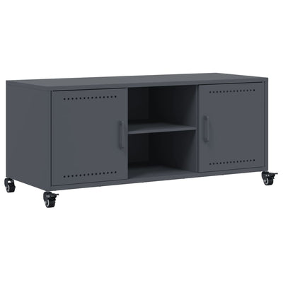 TV-taso antrasiitti 100,5x39x43,5 cm kylmävalssattu teräs