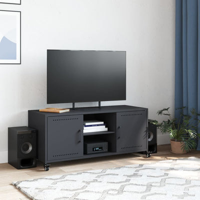 TV-taso antrasiitti 100,5x39x43,5 cm kylmävalssattu teräs