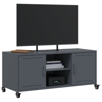 TV-taso antrasiitti 100,5x39x43,5 cm kylmävalssattu teräs