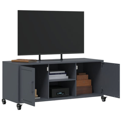 TV-taso antrasiitti 100,5x39x43,5 cm kylmävalssattu teräs