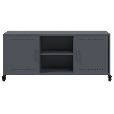 TV-taso antrasiitti 100,5x39x43,5 cm kylmävalssattu teräs